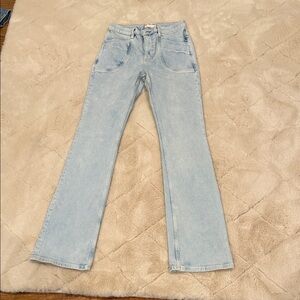 NWOT We The Free Light Blue Flare Jeans